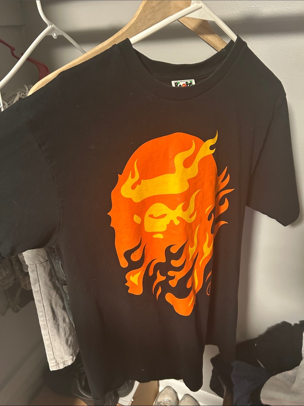 Bape Fire Tee (Never Worn)